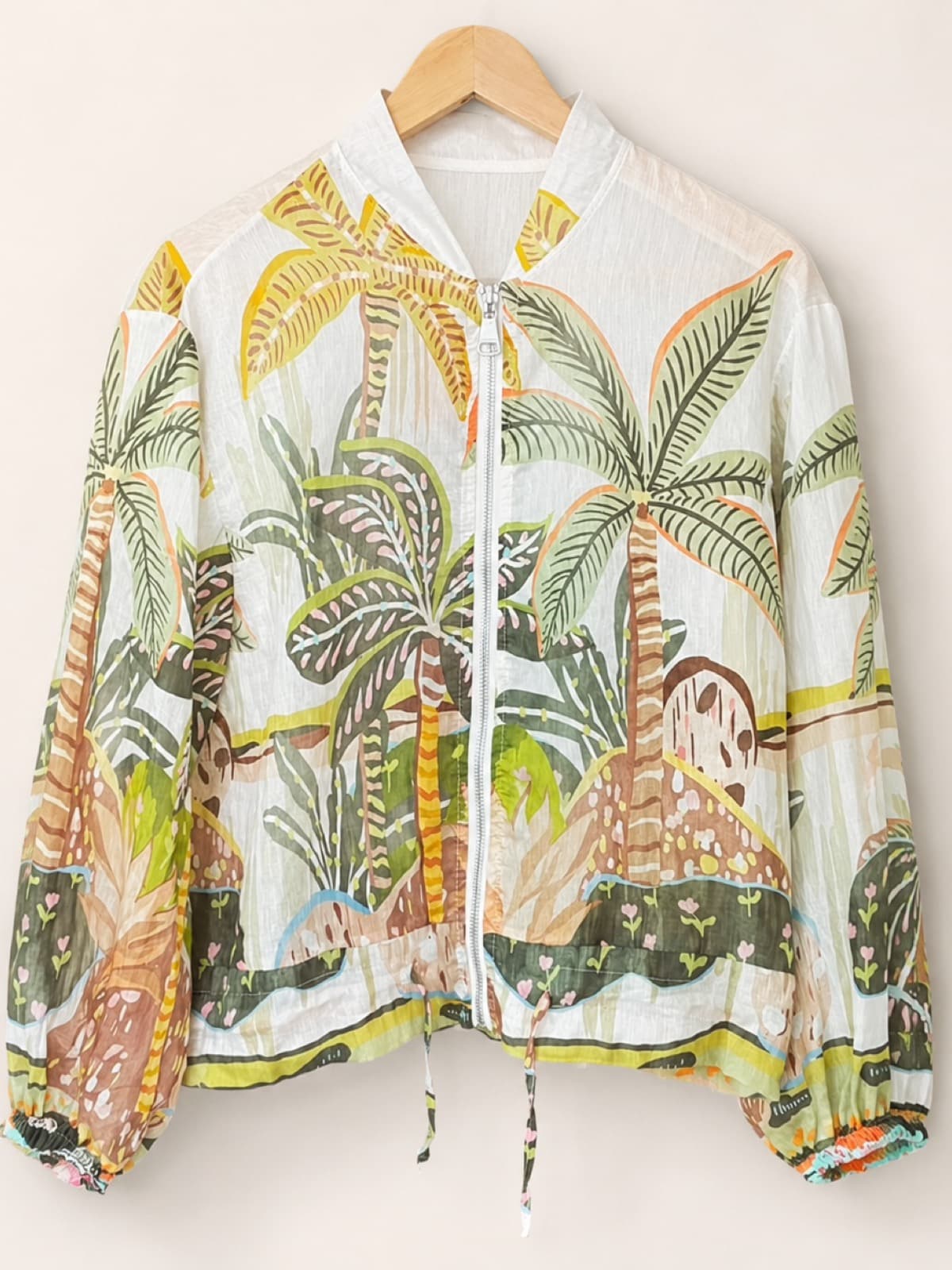 Blouson Palmeraie Jade — Atelier ENAMI