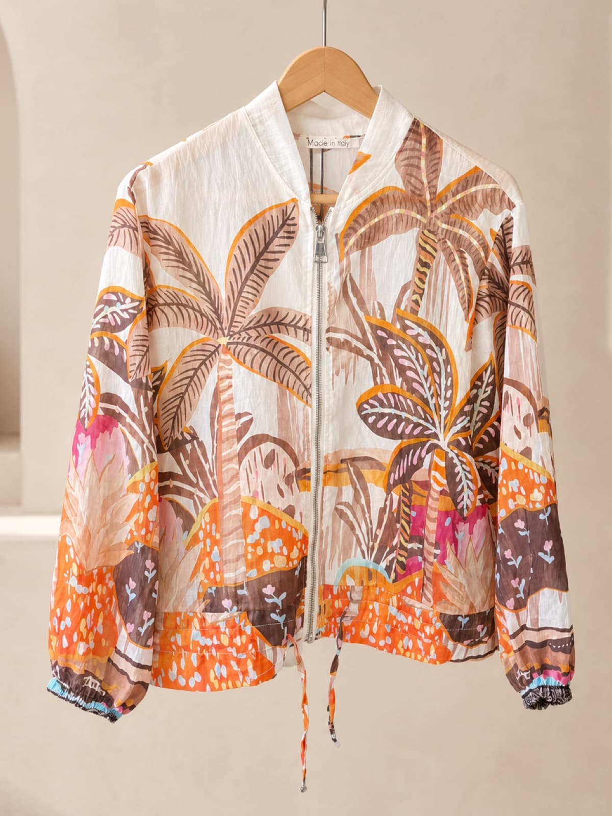 Blouson Palmeraie Terracotta — Atelier ENAMI